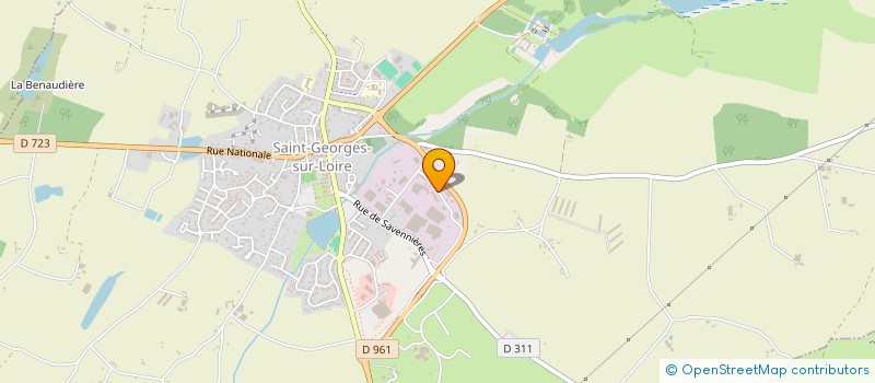 localisation de l'entreprise ATELIER DEPANNAGE AUTOMOBILES BLANCHARD  SAINT-GEORGES-SUR-LOIRE