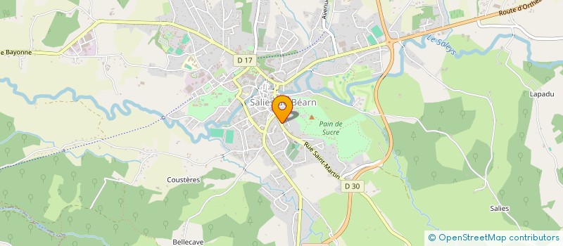 localisation de l'entreprise ATELIER DEPANNAGE TECHNIQUE à SALIES-DE-BEARN