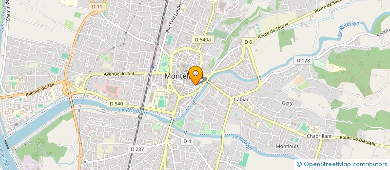 localisation de l'entreprise ATELIER DES ADHEMAR à MONTELIMAR
