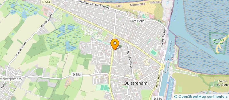 localisation de l'entreprise ATELIER DES ART'OQUES  OUISTREHAM