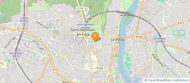 localisation de l'entreprise ATELIER DES ARTS DECORATIFS  SAINT-GERMAIN-EN-LAYE