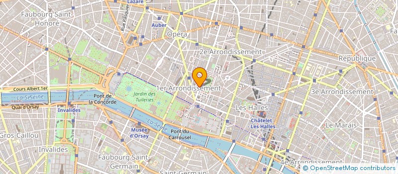 localisation de l'entreprise ATELIER DES ARTS GOURMANDS à PARIS