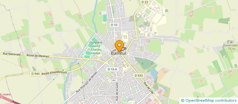 localisation de l'entreprise ATELIER DES ARTS SUCRES à BAILLEUL