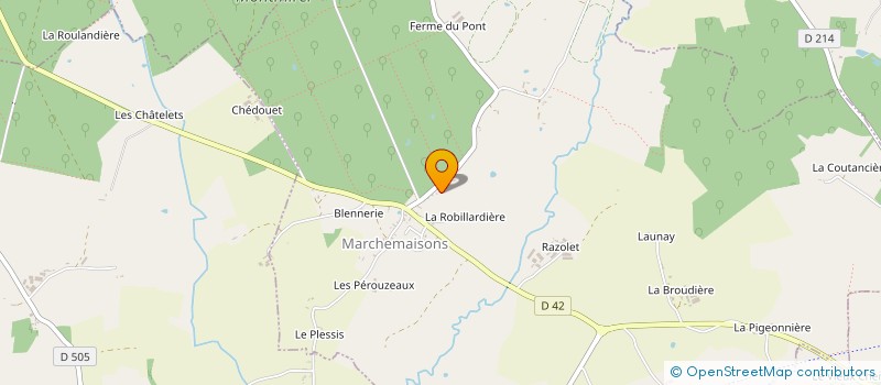 localisation de l'entreprise ATELIER DES BEAUX ARTS à MARCHEMAISONS