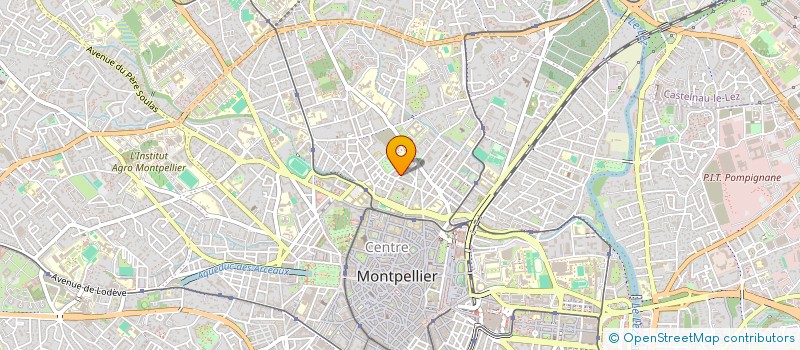 localisation de l'entreprise ATELIER DES BEAUX-ARTS à MONTPELLIER