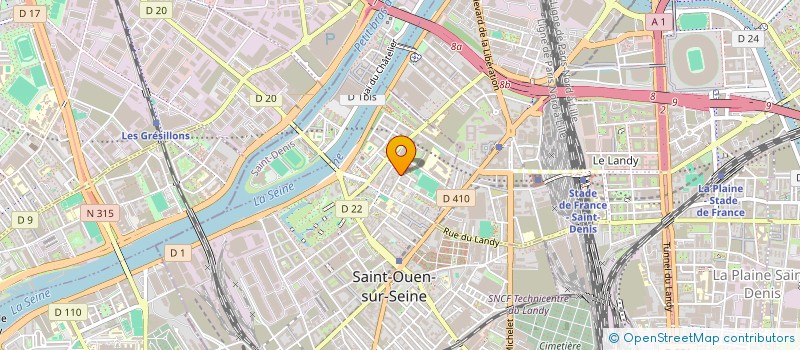 localisation de l'entreprise ATELIER DES CARMES à SAINT-OUEN-SUR-SEINE