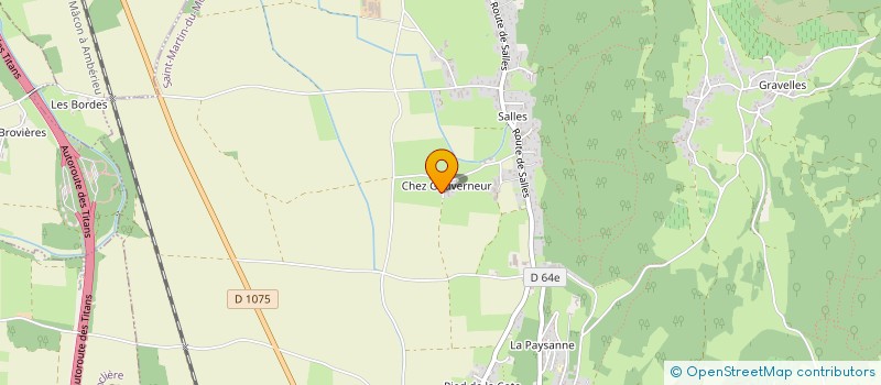 localisation de l'entreprise ATELIER DES CHRYSALIDES - JULIE TOURNAYRE  SAINT-MARTIN-DU-MONT