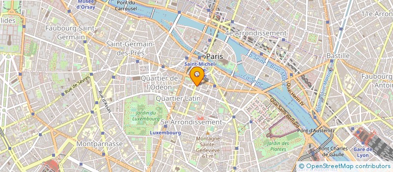 localisation de l'entreprise ATELIER DES COMPAGNONS REUNIS à PARIS