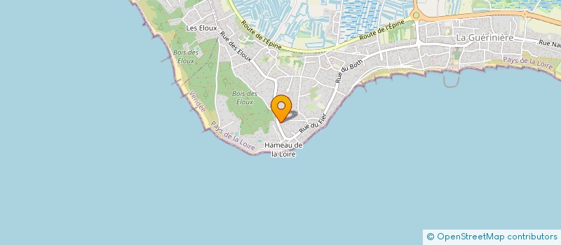 localisation de l'entreprise ATELIER DES ELOUX  LA GUERINIERE