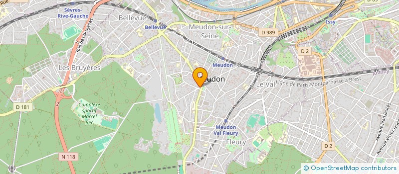 localisation de l'entreprise ATELIER DES ENFANTS DE MEUDON à MEUDON