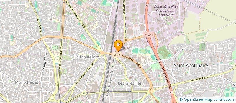 localisation de l'entreprise ATELIER DES ENQUETES  DIJON