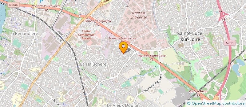 localisation de l'entreprise ATELIER DES ENTREPRISES COWORKING à NANTES