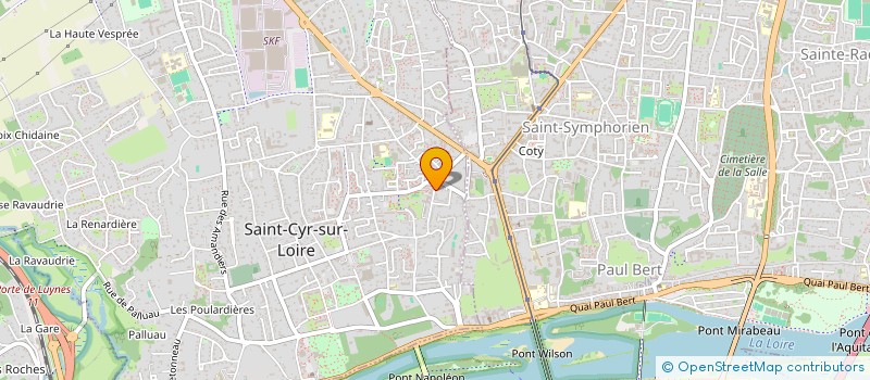 localisation de l'entreprise ATELIER DES FORMES ET COULEURS  SAINT-CYR-SUR-LOIRE