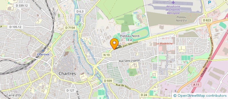 localisation de l'entreprise ATELIER DES GRANDS PRES à CHARTRES
