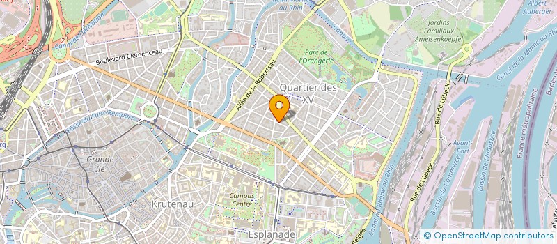localisation de l'entreprise ATELIER DES HOTELS à STRASBOURG