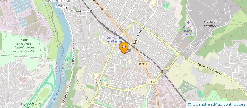 localisation de l'entreprise ATELIER DES JEUNES ARTISTES DE CORMEILLE  CORMEILLES-EN-PARISIS