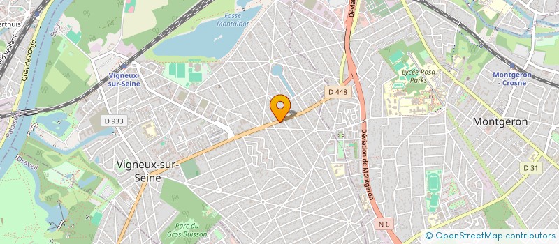 localisation de l'entreprise ATELIER DES METIERS : STAGE D'ORIENTATION AUX METIERS MANUELS à VIGNEUX-SUR-SEINE