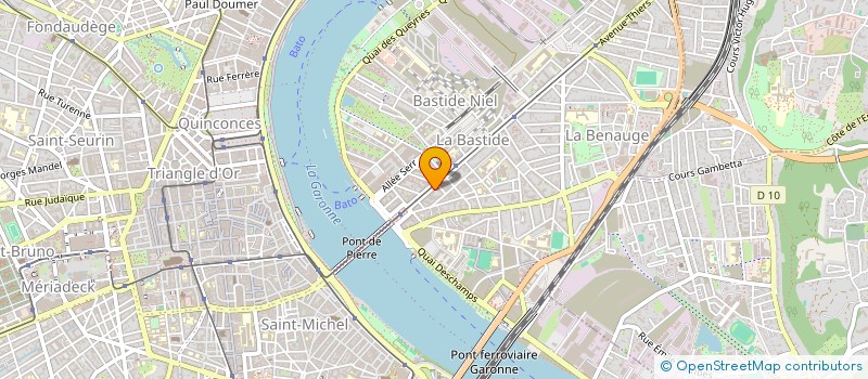 localisation de l'entreprise ATELIER DES PASTEIS à BORDEAUX