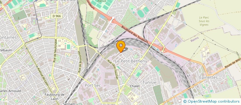 localisation de l'entreprise ATELIER DES QUATRE CORDES  BETHENY