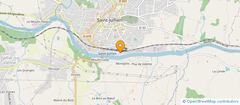 localisation de l'entreprise ATELIER DES RIVES à SAINT-JUNIEN