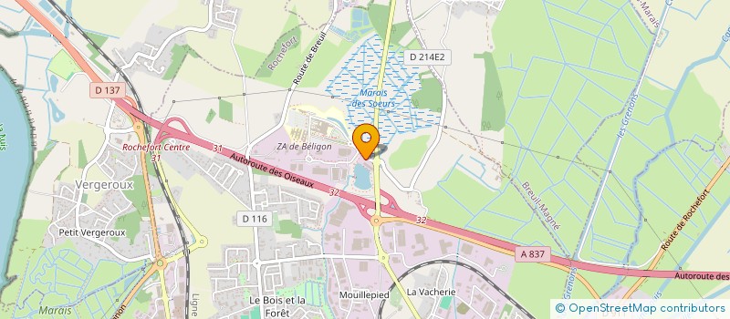 localisation de l'entreprise ATELIER DES SAVEURS à ROCHEFORT
