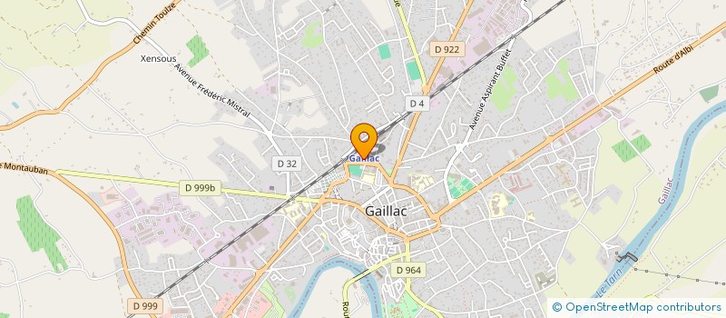 localisation de l'entreprise ATELIER DES SAVOIR-FAIRE ET DE CREATION  GAILLAC