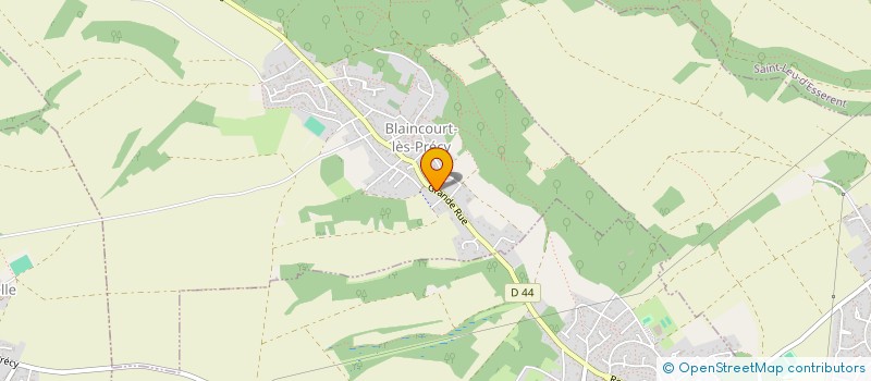 localisation de l'entreprise ATELIER DES SERVICES  BLAINCOURT-LES-PRECY