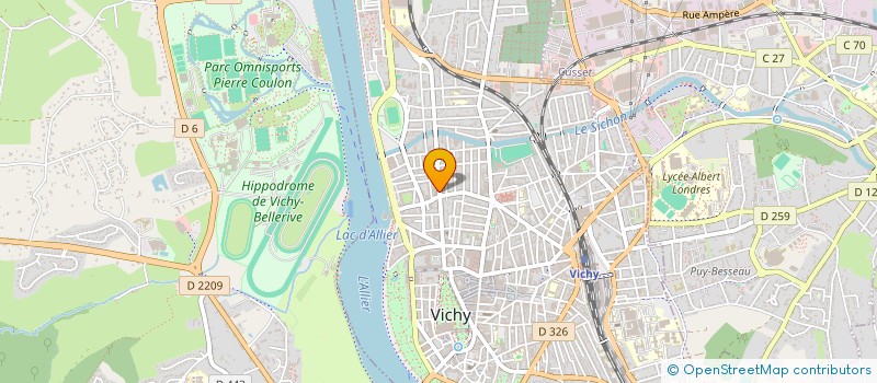 localisation de l'entreprise ATELIER DES SYSTEMES à VICHY