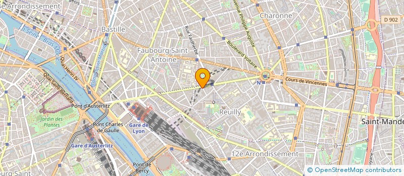 localisation de l'entreprise ATELIER DES TAPISSIERS à PARIS
