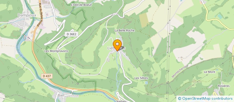 localisation de l'entreprise ATELIER DES URSULINES  LIEBVILLERS