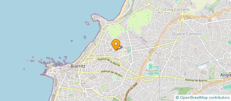 localisation de l'entreprise ATELIER DES VALLEES à BIARRITZ