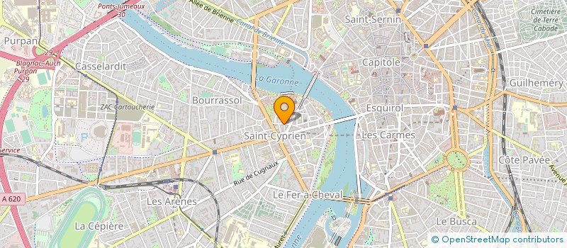localisation de l'entreprise ATELIER DES VENTS à TOULOUSE