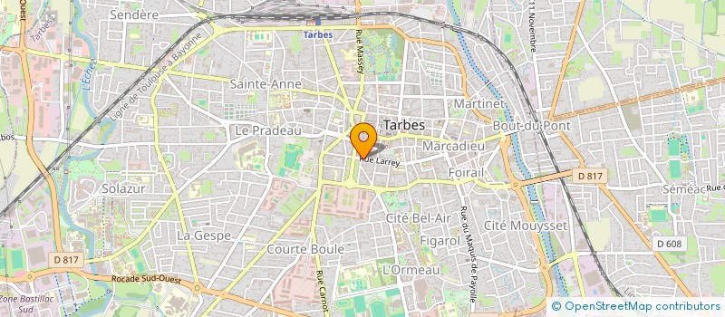 localisation de l'entreprise ATELIER DES VENTS  TARBES