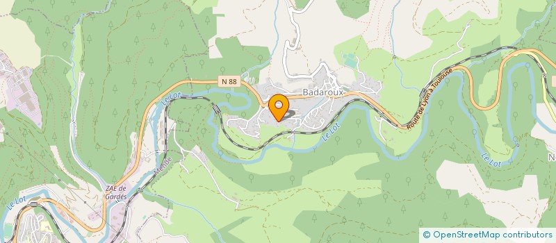 localisation de l'entreprise ATELIER DESIGN BOIS ET DERIVES  MENDE