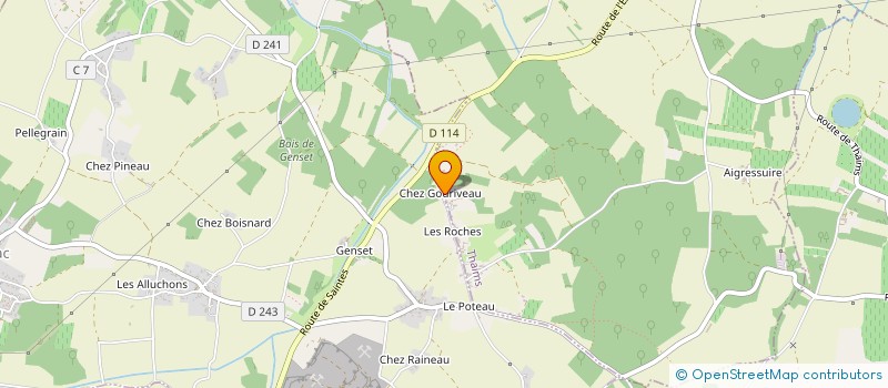 localisation de l'entreprise ATELIER DESSIN BATIMENT 17  THAIMS