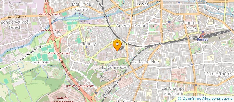 localisation de l'entreprise ATELIER DEUX +UN  CESSON-SEVIGNE