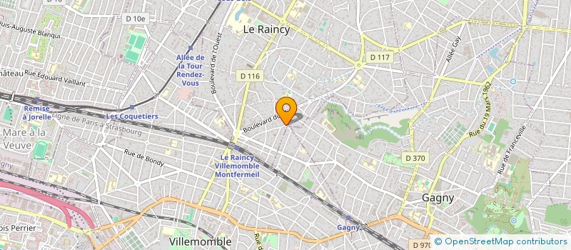 localisation de l'entreprise ATELIER DEVERGNE à LE RAINCY