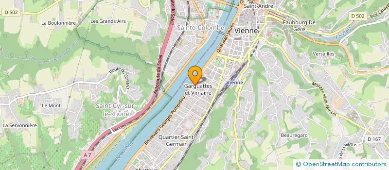 localisation de l'entreprise ATELIER DEVIGNE - BARIAT ARCHITECTES à VIENNE