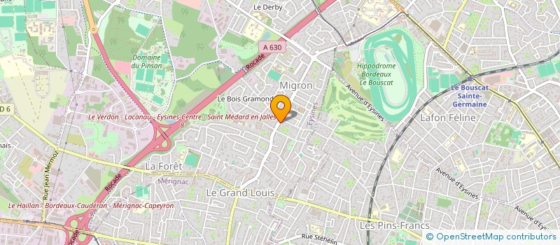 localisation de l'entreprise ATELIER DEVINETRE à EYSINES