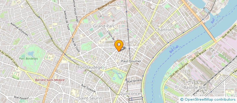 localisation de l'entreprise ATELIER DEVINETRE  BORDEAUX