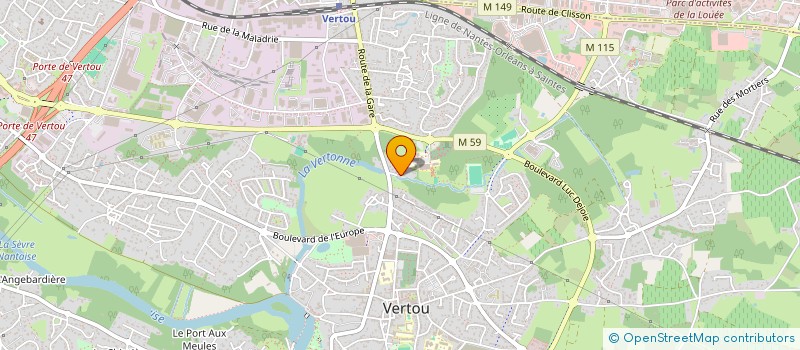 localisation de l'entreprise ATELIER DIAO  PARTHENAY