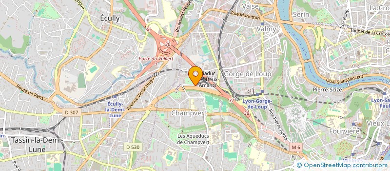 localisation de l'entreprise ATELIER DIDIER DALMAS ARCHITECTES ASSOCIES  LYON