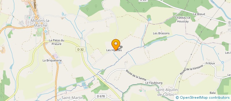 localisation de l'entreprise ATELIER DIVEU à SAINT-AQUILIN-DE-CORBION