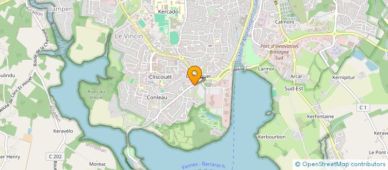 localisation de l'entreprise ATELIER DN à VANNES