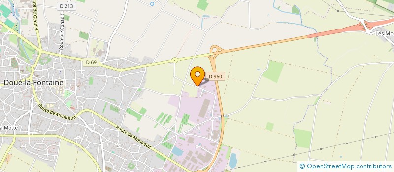localisation de l'entreprise ATELIER DOUESSIN à DOUE-EN-ANJOU