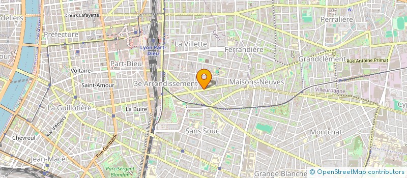 localisation de l'entreprise ATELIER DT à LYON