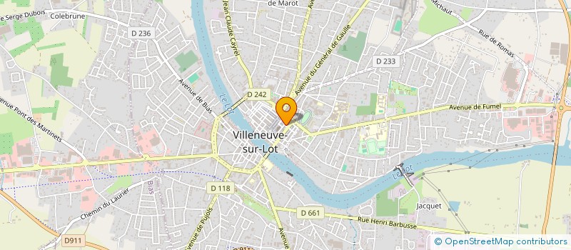 localisation de l'entreprise ATELIER DU 16 à VILLENEUVE-SUR-LOT