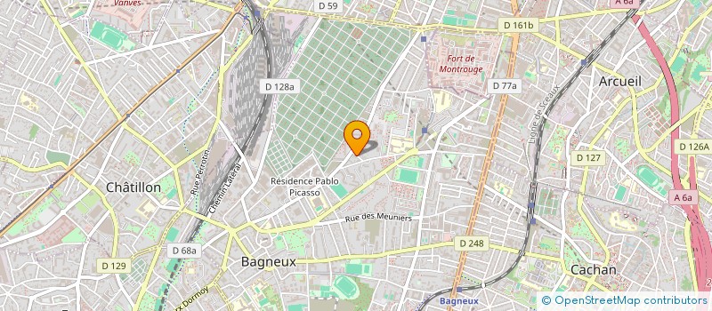 localisation de l'entreprise ATELIER DU 9 à BAGNEUX