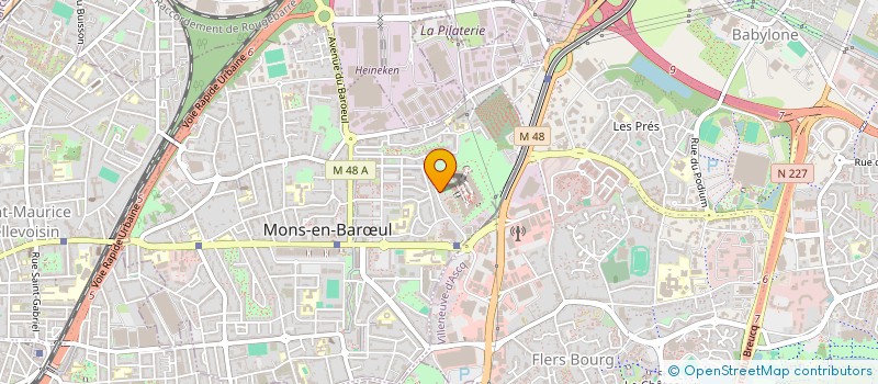 localisation de l'entreprise ATELIER DU BAROEUL-ATELIER LOUIS FREZIN  MONS-EN-BARUL