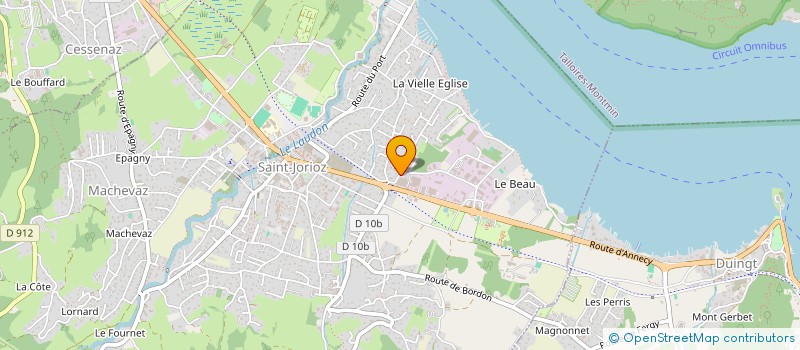 localisation de l'entreprise ATELIER DU BATEAU à SAINT-JORIOZ
